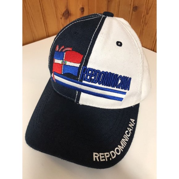 Other - Dominican Republic Rep Dominicana Navy Blue White Hat